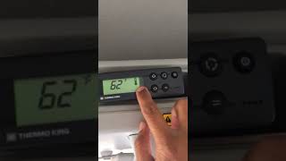 Thermo King V520RT V320 cab Command Tutorial [upl. by Eisdnil]