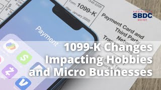 1099 K Changes Impacting Hobbies and Micro Businesses [upl. by Ahen983]