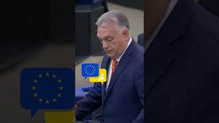 Viktor Orban defends Hungary’s position and Hungarians eudebates orban vonderleyen [upl. by Plath]