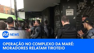 Polícia faz operação contra roubos de veículos no Complexo da Maré RJ  SBTNews 091224 [upl. by Akceber]