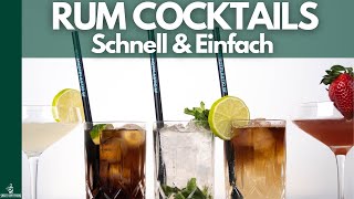 5 Cocktails mit Rum🍹 Schnell  Einfach [upl. by Anahs749]