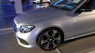 2017 MercedesBenz New Eclass Avantgarde Interior amp Exterior [upl. by Annaigroeg]