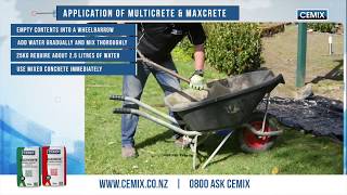 Cemix Multicrete Vs Maxcrete [upl. by Ahsercul354]