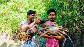 তিন মূর্তি মিলে বড়ো বড়ো কাকড়া ধরলাম😃 ​⁠​⁠ANDAMANHUNTERS [upl. by Aimik]