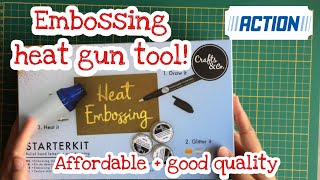 Heat embossing Comparison of embossing marker glue pen and versamark ink pad CRAFT amp CO [upl. by O'Dell]