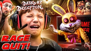 The Joy Joy GANG made Chase RAGE FGTeeV the Glitching Pig Dark Deception 6 [upl. by Alios]