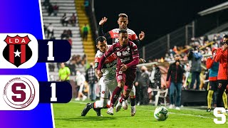 ALAJUELENSE IGUALA 1  1 ANTE SAPRISSA POR LA JORNADA 8  PRIMERA DIVISION  REY DEPORTIVO [upl. by Clementia233]