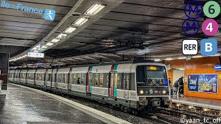 ParisFrance🇫🇷Station DenfertRochereau RERMétro [upl. by Haiacim]