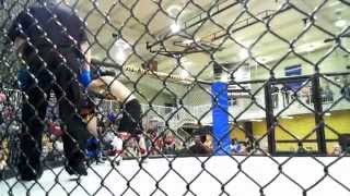 Ryan Oeding vs Brandon Breault Indiana Fighting Championship Rapture 10 18 14 [upl. by Wilt]