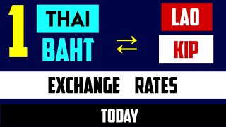 Thai Baht and Lao Kip Exchange  High Volume Trading 18 JULY 2024 LAOS CURRENCY [upl. by Drogin]