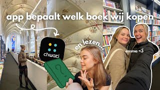 app bepaalt welke boeken wij moeten kopen en lezen  boekshopping challenge met emmateubel 📱📚 [upl. by Kerianne]