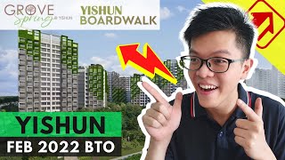 Yishun BTO Feb 2022 Review  Yishun Boardwalk amp Grove Spring [upl. by Sheri]