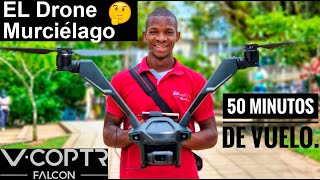 VCOPTR FALCONDRONE DE 2 MOTORES  50 MINUTOSPRIMERAS IMPRESIONES en ESPAÑOL [upl. by Ilka]