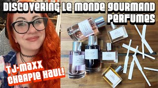 TJMAXX CHEAPIE FRAGRANCE HAUL Discovering Le Monde Gourmand Urban Outfitter Perfumes [upl. by Onilatac]