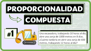 Ejercicio 1 Proporcionalidad COMPUESTA ✅ [upl. by Pierrepont334]