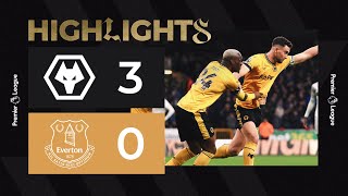 Finishing 2023 in style  Wolves 30 Everton  Highlights [upl. by Atterrol]