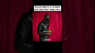 DRUSKI MEETS A1 2FUNNY FOR THE FIRST TIME🤣 ​⁠​⁠ a12funny comedy druski london roadman uk [upl. by Deering]