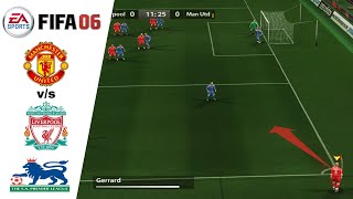 FIFA 06 Liverpool vs Manchester United PS2 PCSX2 Gameplay Retro FIFA 1080p FHD [upl. by Longley952]