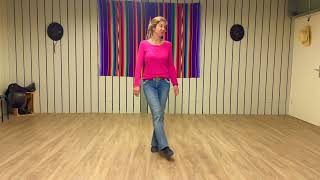 Faster  Line Dance TEACH [upl. by Anej]