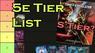 5e Adventure Module Tier List  No Spoilers [upl. by Apgar]