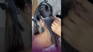 Colocação fita adesiva hairstyles hairst trancaraiz trancistaraiz hair hairtok hairextensions [upl. by Les]