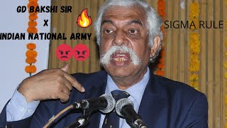 GD Bakshi Sir on Indian National Army🇮🇳 amp Subhash Chandra Bose 🔥 shorts [upl. by Asikal]