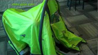 Setting up the Nemo Morpho Airbeam Tent from inside in case of rain [upl. by Hanala]