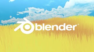 Make STYLIZED GRASS using GEOMETRY NODES in Blender [upl. by Htebasyle]