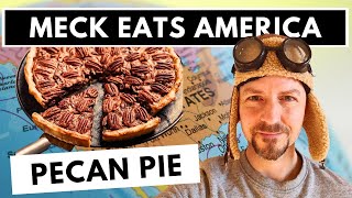 A Brit tries Pecan Pie pecanpie americanfood meckeatsamerica [upl. by Rramahs]