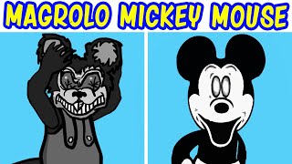 FNF Vs Magrolo Mouse  Mickey Mouse VS Magrolo Mouse  Mickey Mouse New Update  Sunday Night [upl. by Ijic]