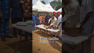 Shocking New Yam Festival in Nigerias Catholic Church🙏🏽❤️ [upl. by Ahsatsana]