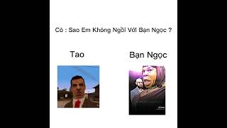 Cô  Sao Em Không Ngồi Với Bạn Ngọc  Bạn Ngọc 💀👽🤯 memes meme funny cobap haihuoc slay [upl. by Perni]