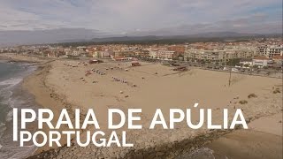 Praia de Apúlia  Portugal  a vista de drone [upl. by Arihday]