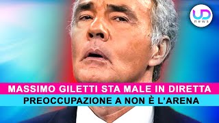 Massimo Giletti Si Sente Male In Diretta [upl. by Akiemat655]