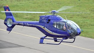 Airbus Helicopters Eurocopter EC120 start up and take off at Nancy airport [upl. by Mendie]