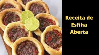 Esfiha Aberta  Receita Inovadora e Deliciosa  shorts [upl. by Minnie]