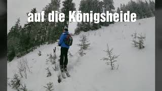 Fichtelgebirgs Skitour Warmensteinach Königsheide [upl. by Roz]