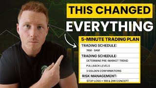 5Minute Day Trading Plan That Will Make You Profitable 2025 [upl. by Neelehtak199]