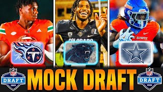 2025 NFL Mock Draft  QB DESPERATION is in Effect [upl. by Ecyle]