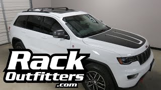 2017 Jeep Grand Cherokee with RhinoRack RSP27 Roof Rack Crossbars [upl. by Bowyer252]