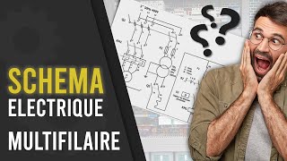 ⚡ Comment Lire et Créer un Schéma Électrique Multifilaire ⚡ [upl. by Caryl]