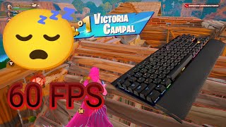 Corsair K65 Gaming RGB 😴 Unreal Ranked 🏆 Satisfying Keyboard Fortnite 60 FPS 4K [upl. by Eldwun707]