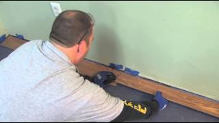 How to Install Laminate Flooring Lock amp Fold  LL Flooring [upl. by Rellia983]