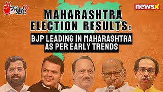 Maharashtra Election Results BJP Leading in Maharashtra as Per Early Trends  NewsX [upl. by Tsuda]