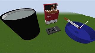 Minecraft Bauwerke  Zigaretten  Cigarettes  Minecraft Smoking  Build Building [upl. by Ullman]