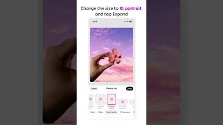 Easily resize your photo with Expand ✨ Bazaart [upl. by Sauls861]
