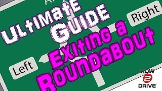 HOW TO EXIT A ROUNDABOUT  The Ultimate Guide  Learn to drive with Howard [upl. by Ecirted]