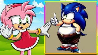 Sonic and Amy react to TikToksThemselvesMemes  24 [upl. by Kynan]