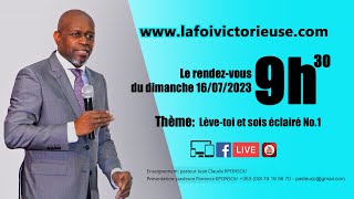 Lèvetoi et sois éclairé No1 avec le pasteur Jean Claude KPONSOU [upl. by Yffat]