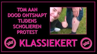 Tom aan dood ontsnapt tijdens scholierenprotest [upl. by Sumedocin]